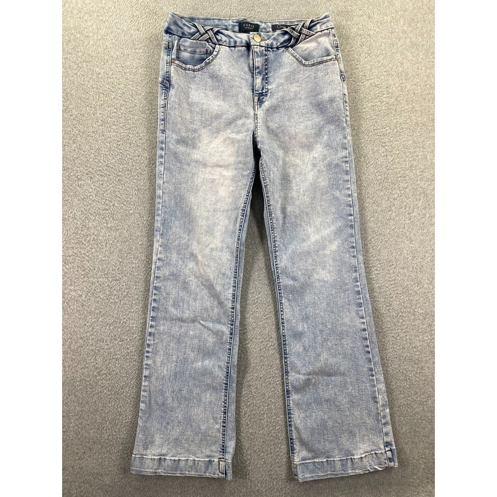 Curve Appeal Jeans Women's Size 10 Curvy Fit Bootcut Stretch Acid Wash Denim